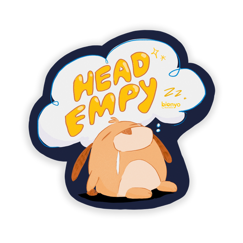 Head Empy Philip Matte Vinyl Sticker