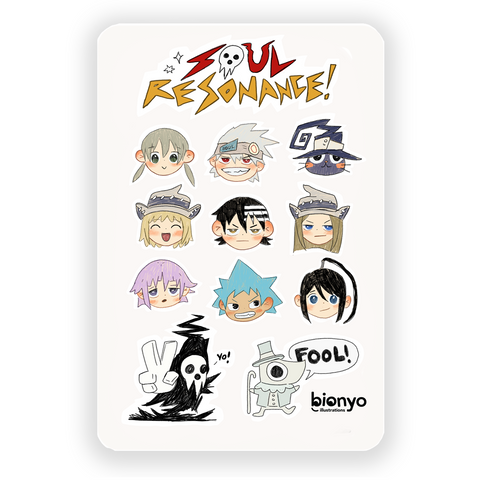 Soul Eater Sticker Sheet