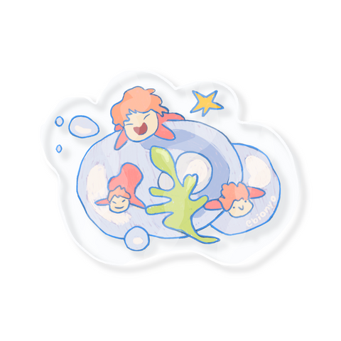 Little Fish! - Clear Matte Vinyl Sticker