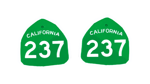 California Highway Keychains
