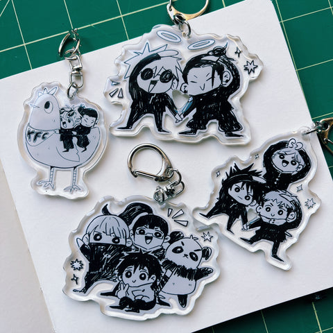 JJK Group Keychains