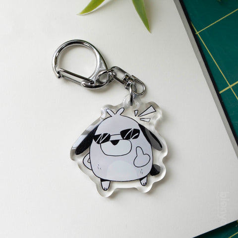 Philip the Dog Keychain Charms