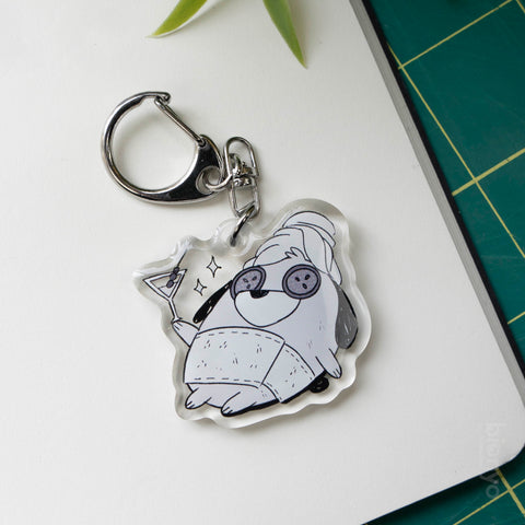 Philip the Dog Keychain Charms