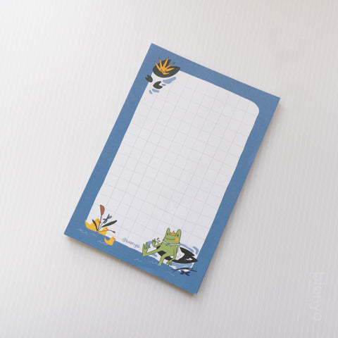 Hopper the Frog 4x6in Gridded Memo Pad