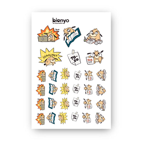 Priorities + To-Do's - Philip Planner Sticker Sheet