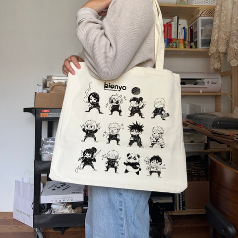 JJK All Characters Totebag