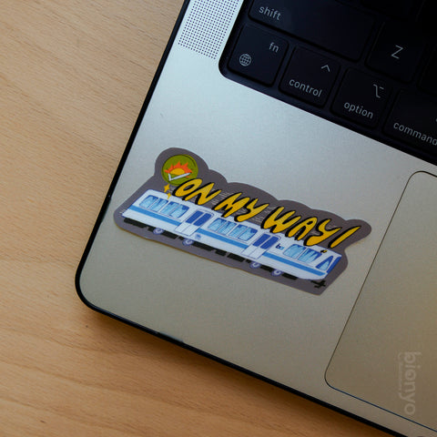 BART Train Bay Area Public Transit Matte Vinyl Sticker