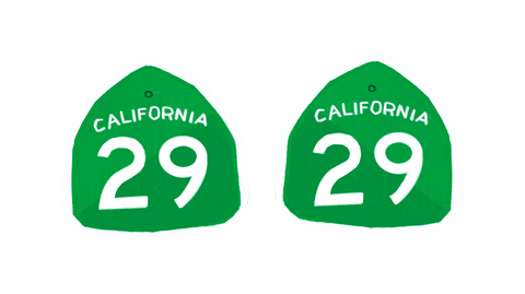 California Highway Keychains