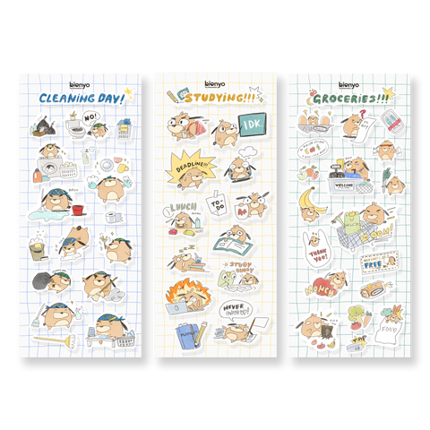 Philip Errands & Tasks Sticker Sheets - Series 1
