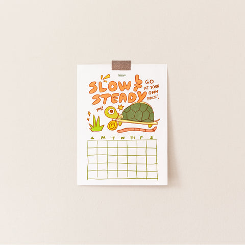 Pistachio Calendar Postcard Print