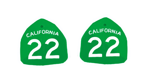 California Highway Keychains