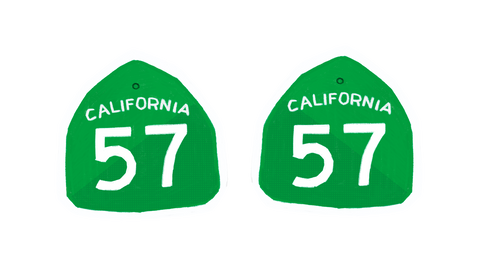 California Highway Keychains