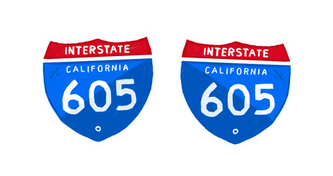 California Highway Keychains