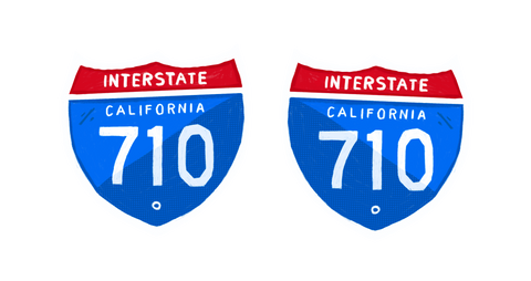 California Highway Keychains