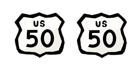 California Highway Keychains