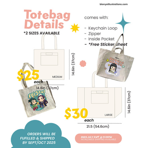 *PRE ORDERS - Poison! Totebag