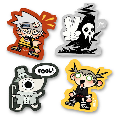 Soul Eater Matte Vinyl Stickers