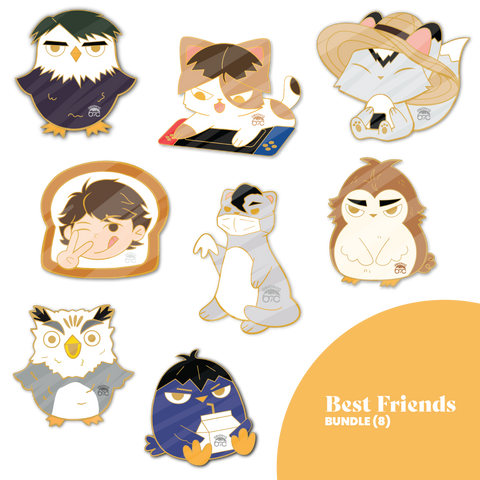 BUNDLE Smol Friends Enamel Pin Collection