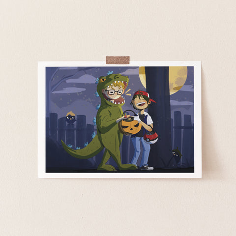 Halloween Print - HQ Childhood Friends Series