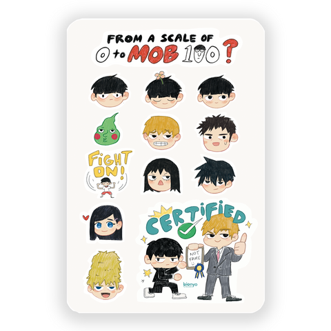 Mob 100 Sticker Sheet