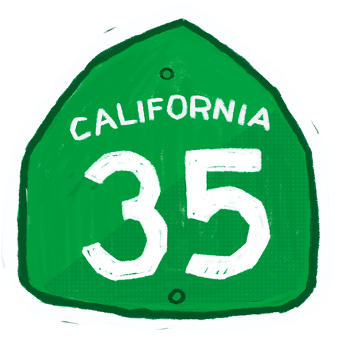 California Highway Keychains