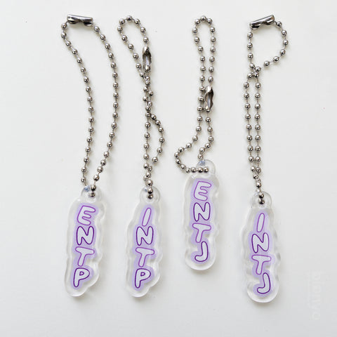 (Ver. B - Vertical) Personality Type Mini Charms