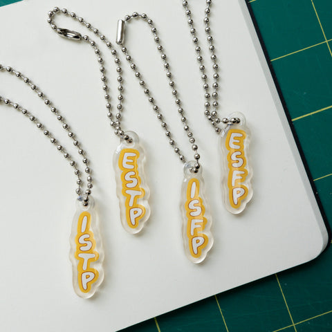 (Ver. B - Vertical) Personality Type Mini Charms