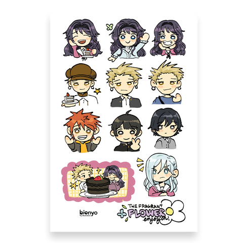 Fragrant Flower Sticker Sheet