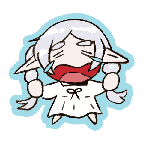 Crying Frieren Sticker