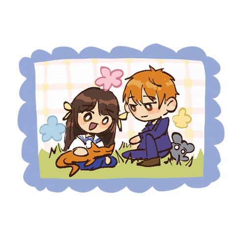 Kyo Tohru Fruits Basket Sticker