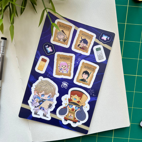 Starrail Sticker Sheet