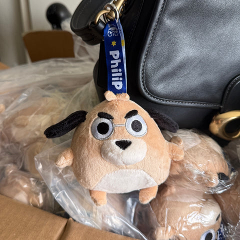 Philip the Dog - Plush Keychain