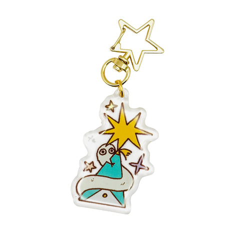 Brush Buddy - Witch Hat Acrylic Keychain