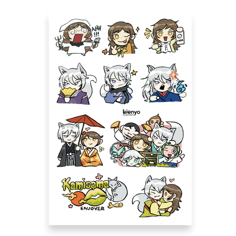 Kamisama Sticker Sheet