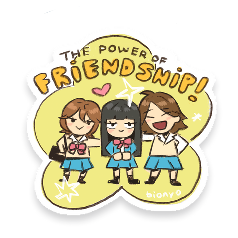 Kimi Ni Todoke - Power of Friendship Matte Vinyl Sticker