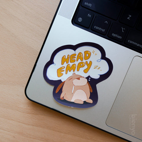 Head Empy Philip Matte Vinyl Sticker