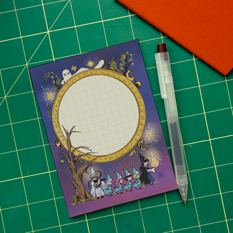 Witch Hat Memo Pad