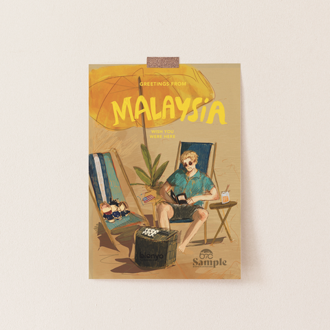 Nanami Malaysia Postcard Print