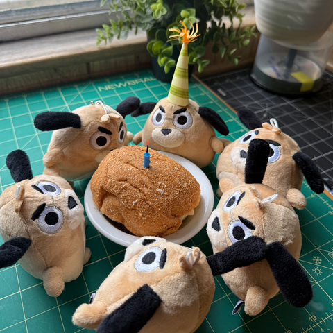 Philip the Dog - Plush Keychain