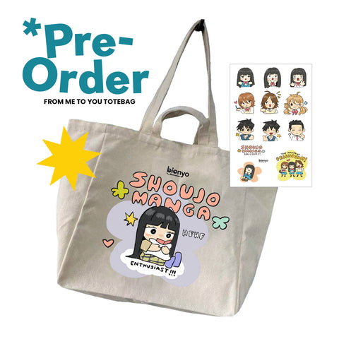 *PRE ORDERS - Shoujo Manga Enthusiast Totebag