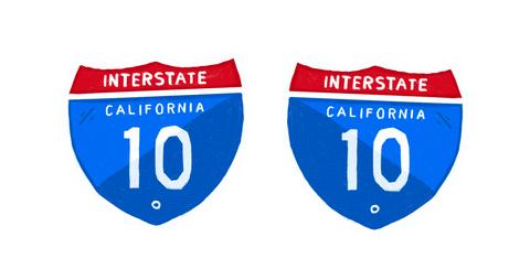 California Highway Keychains