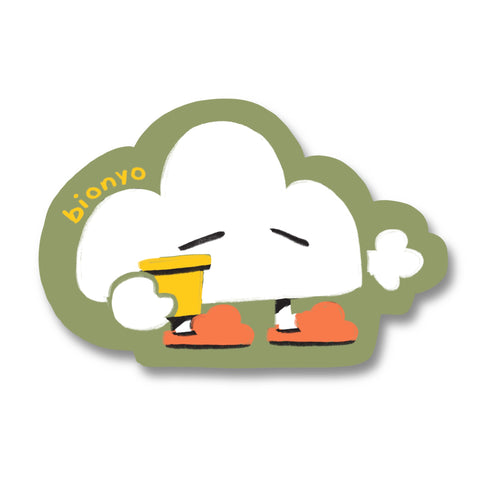 Karl the Fog - Green Matte Vinyl Sticker