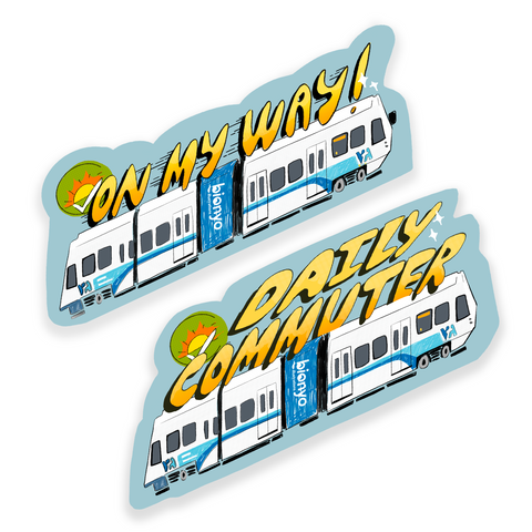 VTA Bay Area Public Transit Matte Vinyl Sticker