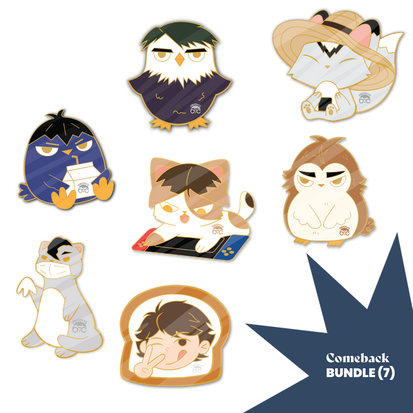 BUNDLE Smol Friends Enamel Pin Collection